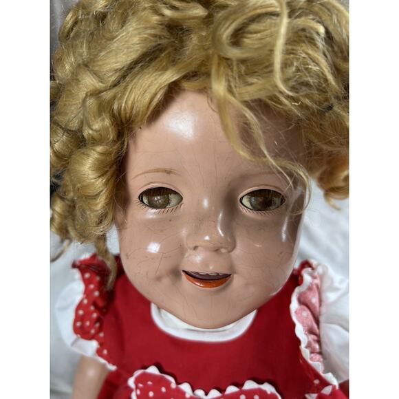 1940’s Shirley Temple Ideal 25 Inch Composite Doll
